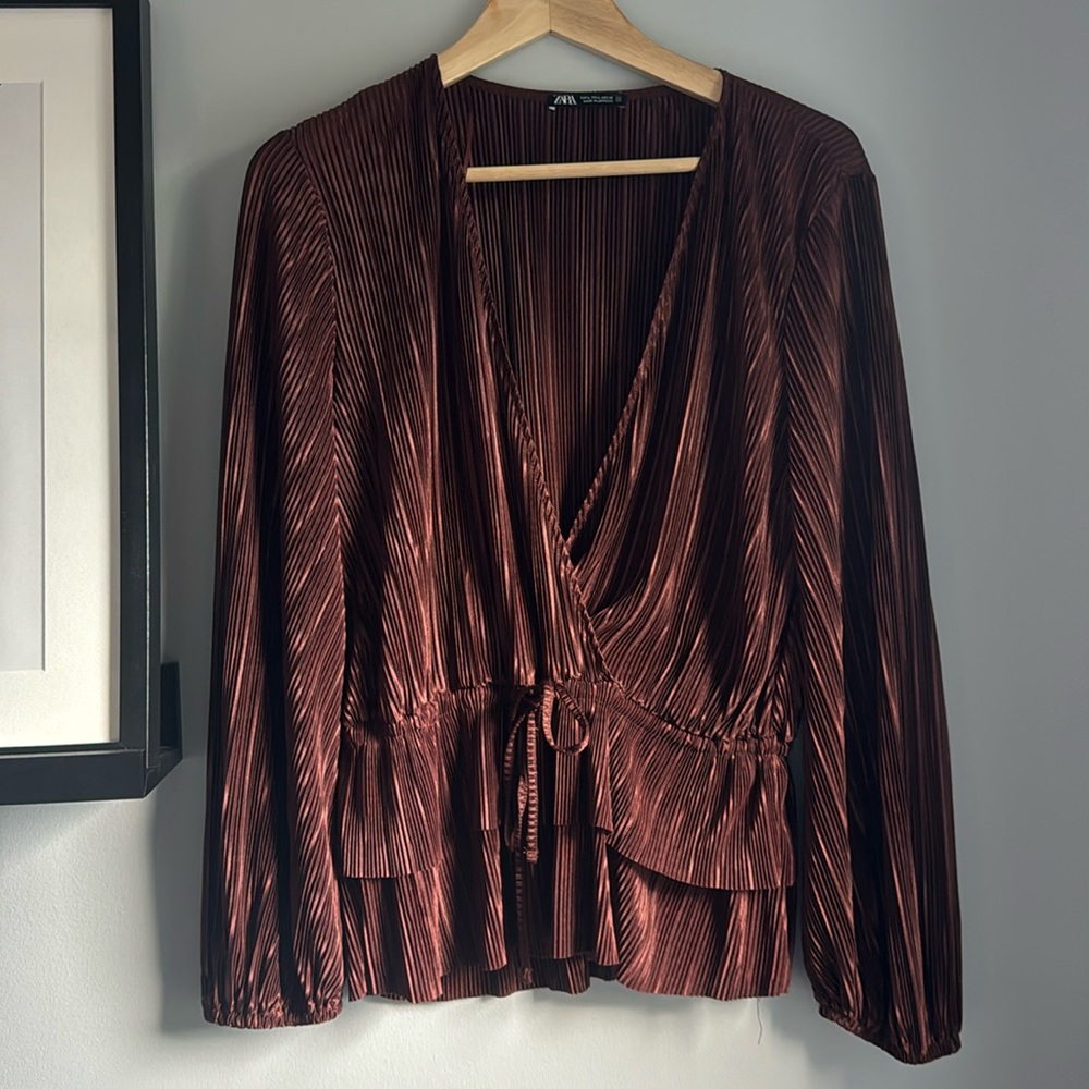 Zara chocolate top
